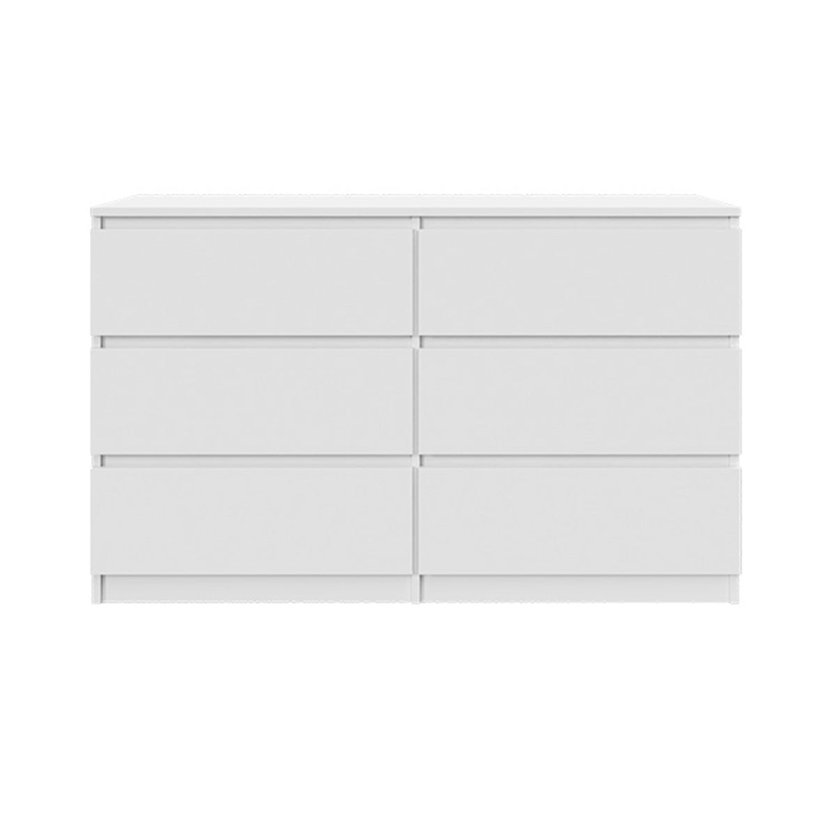 Komoda MODO 100 cm 6 szuflad Biały mat