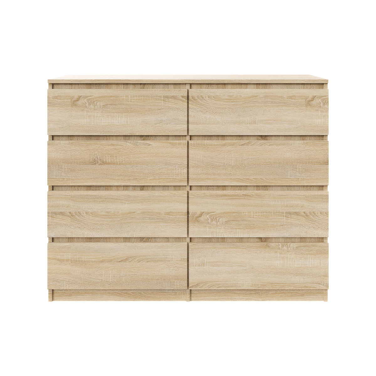 Komoda MODO 100 cm 8 szuflad Dąb sonoma