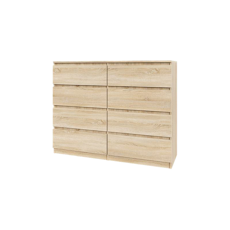 Komoda MODO 100 cm 8 szuflad Dąb sonoma