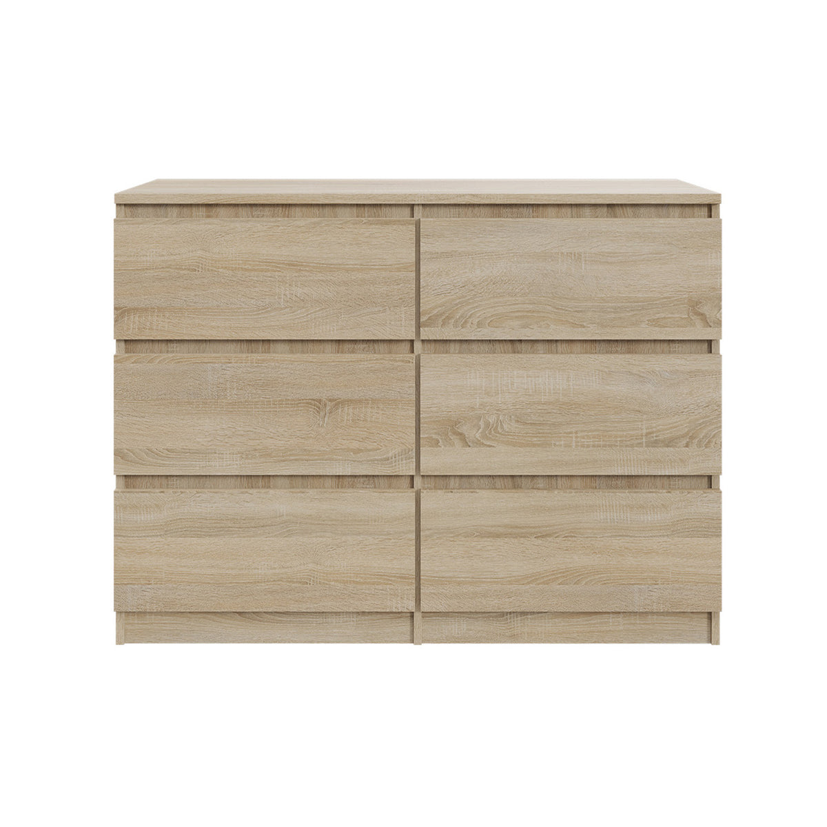 Komoda MODO 120 cm 6 szuflad Dąb sonoma