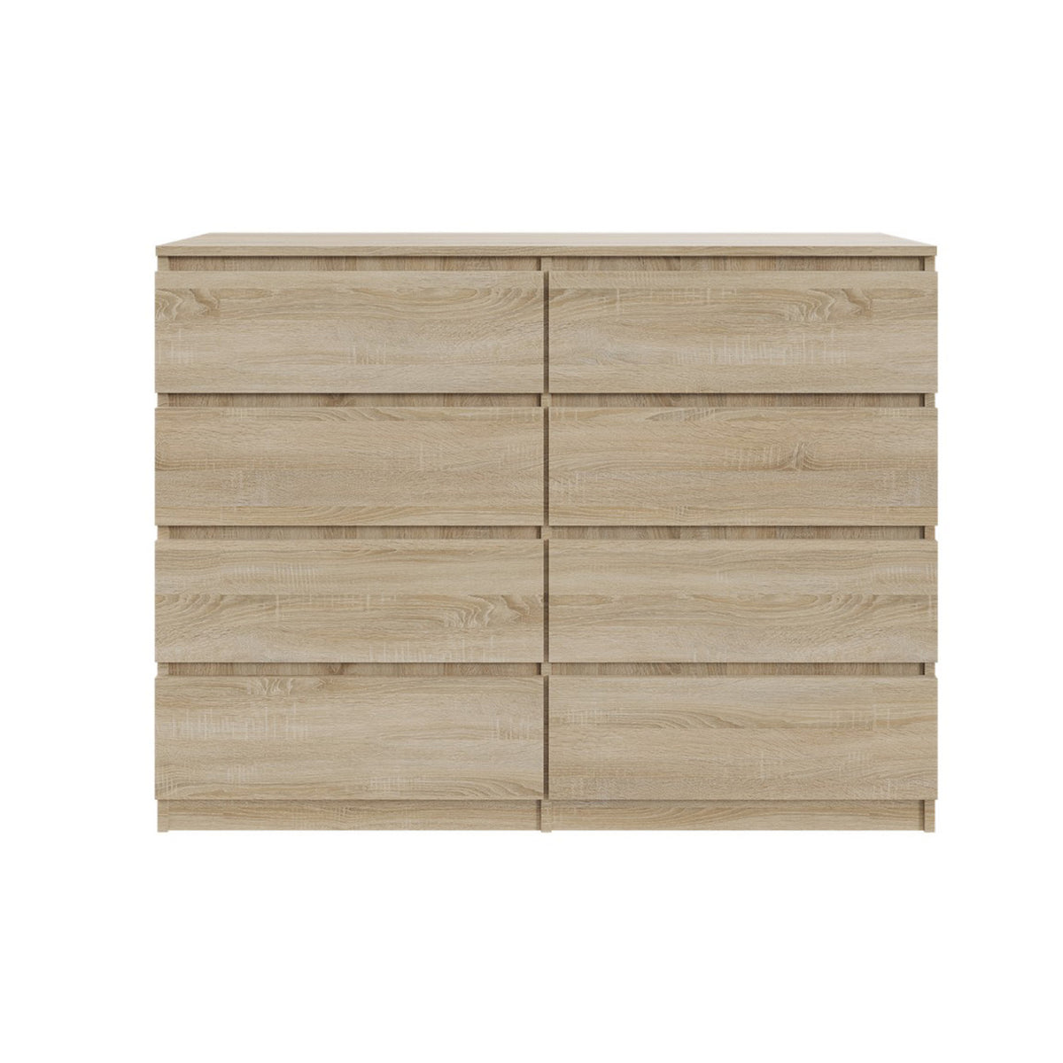 Komoda MODO 120 cm 8 szuflad Dąb sonoma
