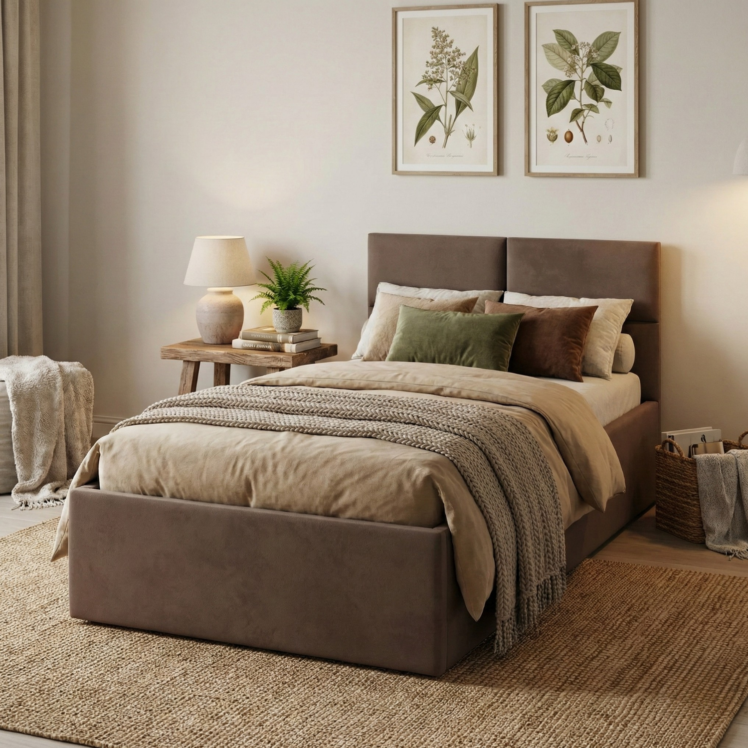 Łóżko BORGO 90x200 velvet