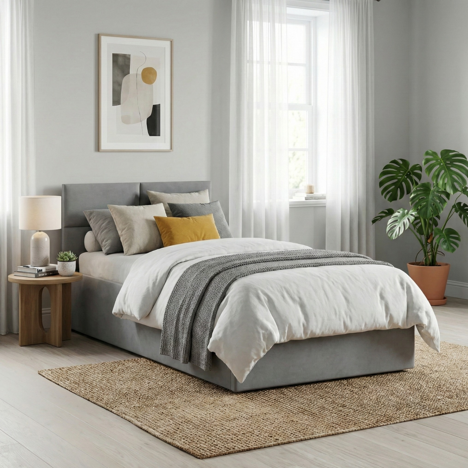 Łóżko BORGO 90x200 velvet