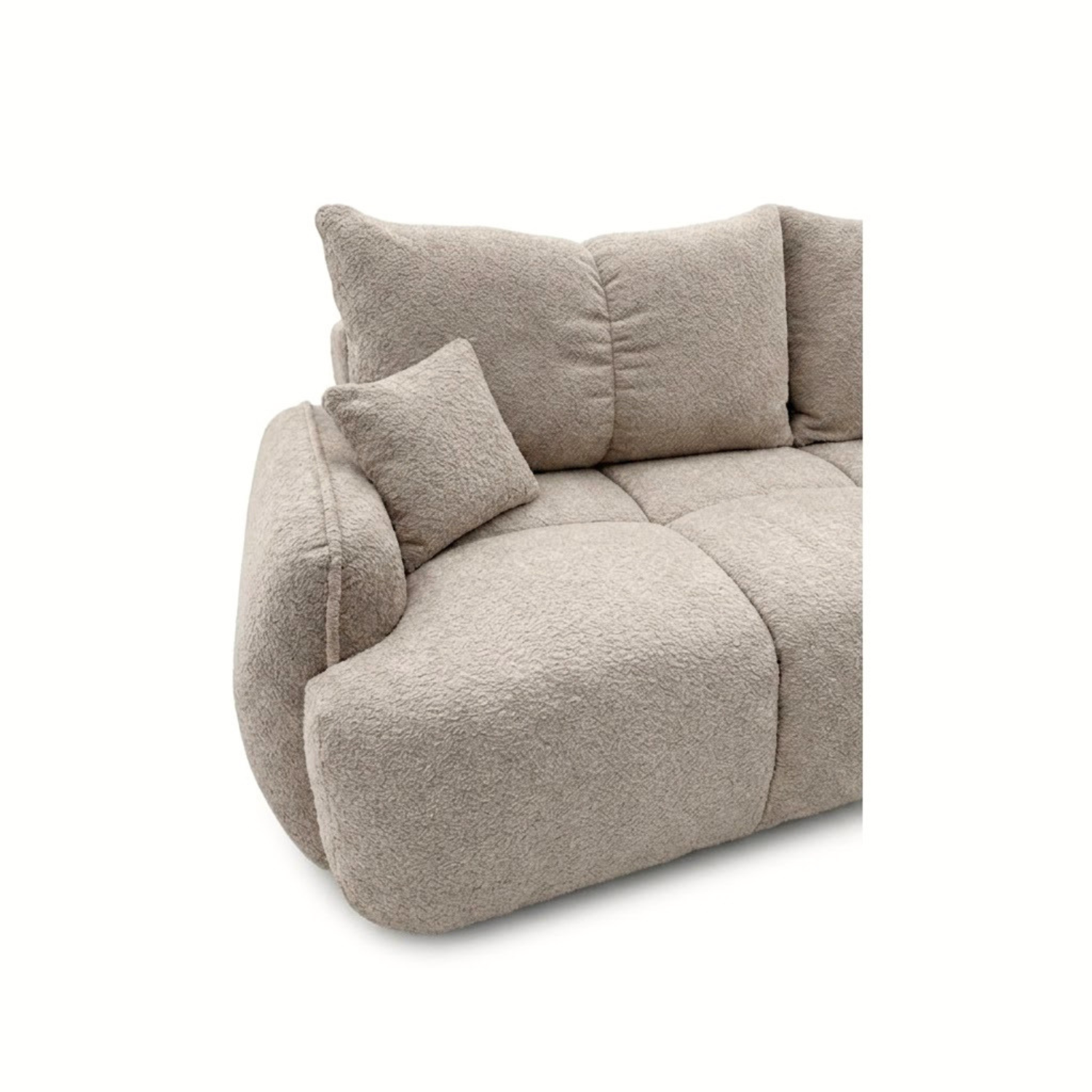 Kanapa LOBINO bouclé
