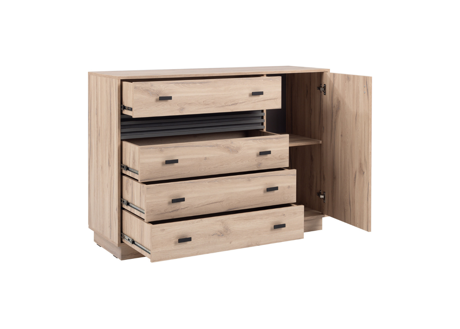 Komoda VELLUTO 135 cm z szufladami Kaszmir