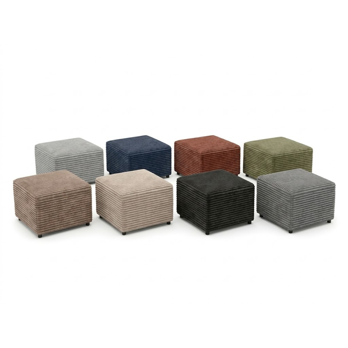 Pufa 70x70 cm gruby sztruks