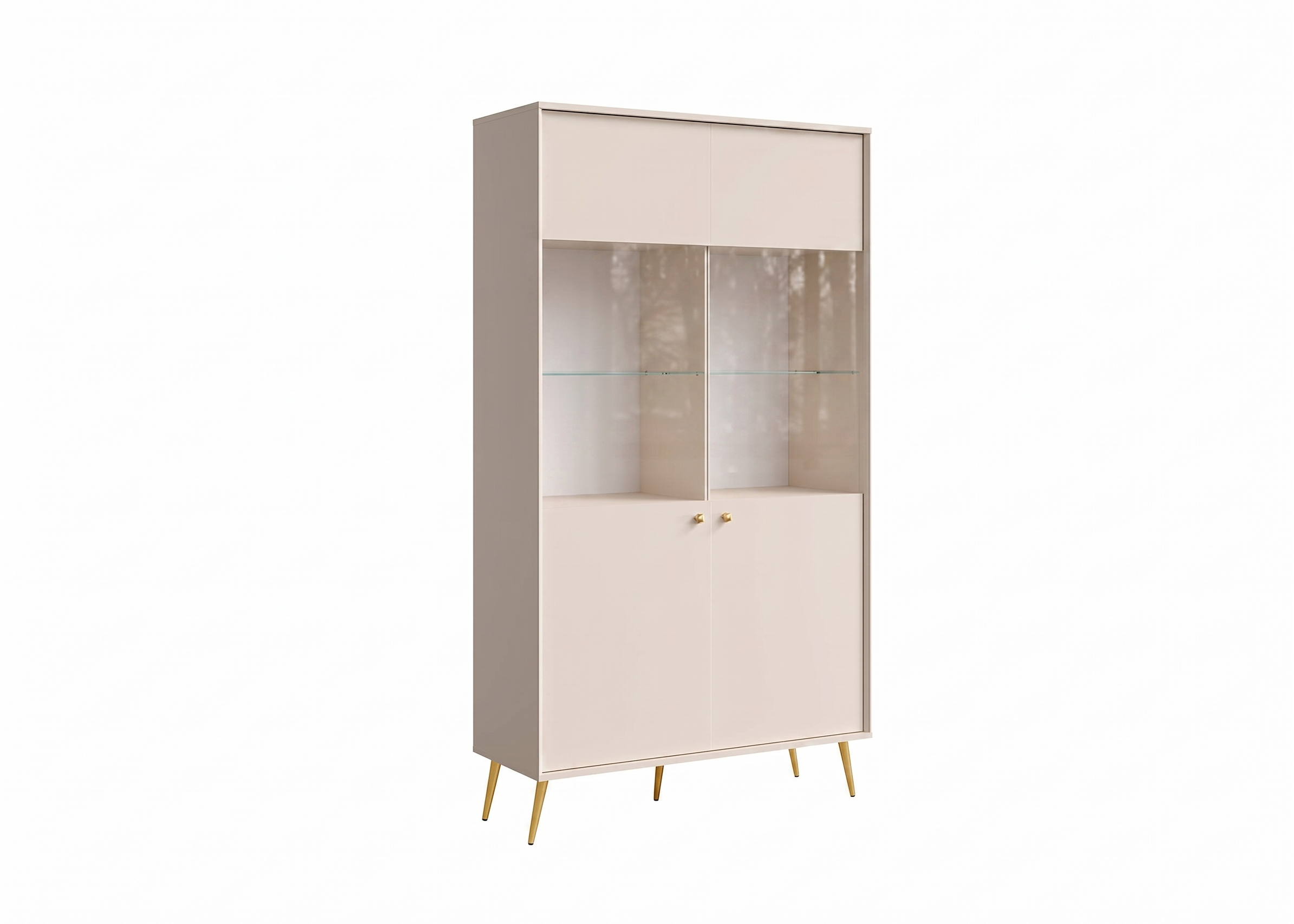 Witryna ETERIS 105 cm Beżowy