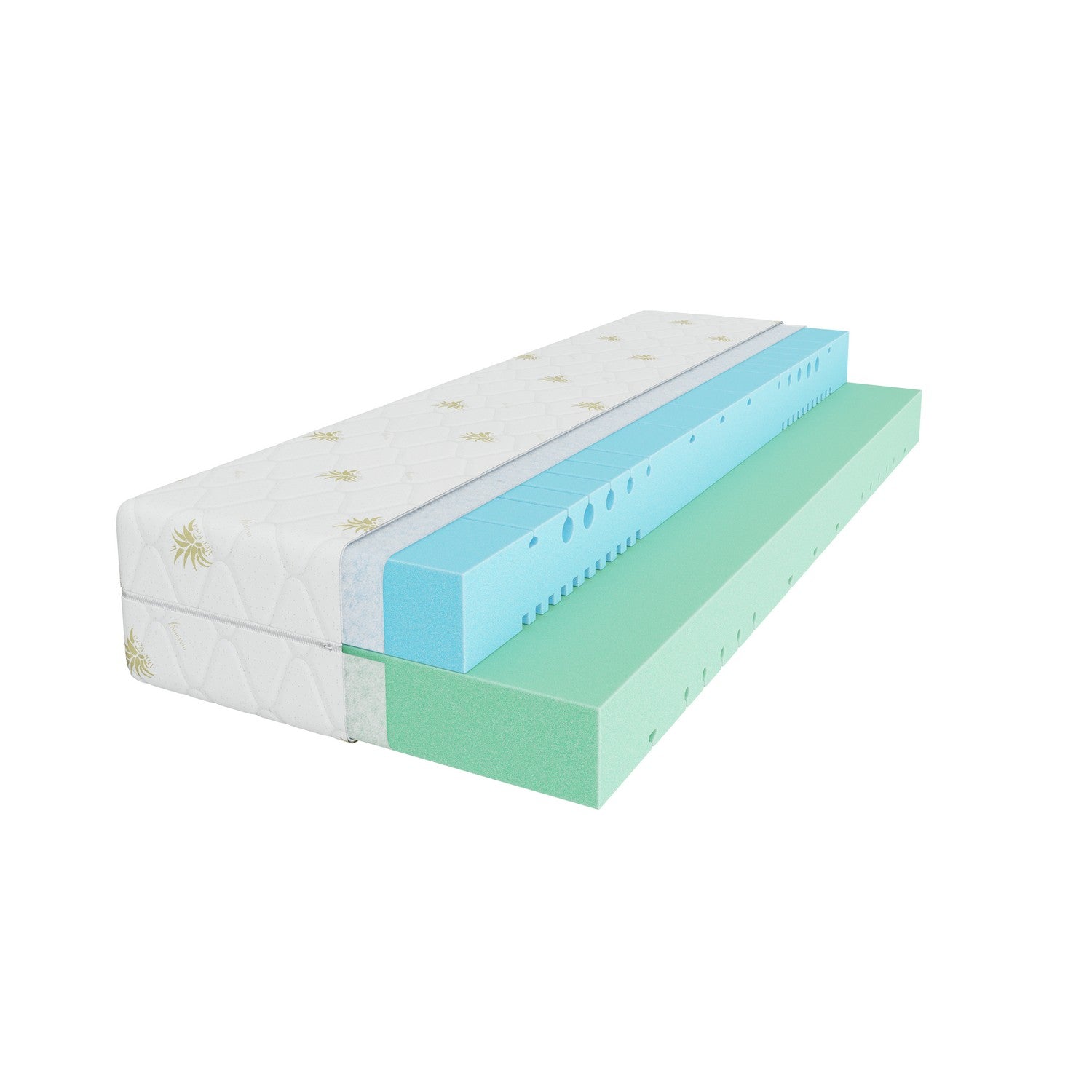 Materac piankowy CLOUD 180x200 Aloe Vera