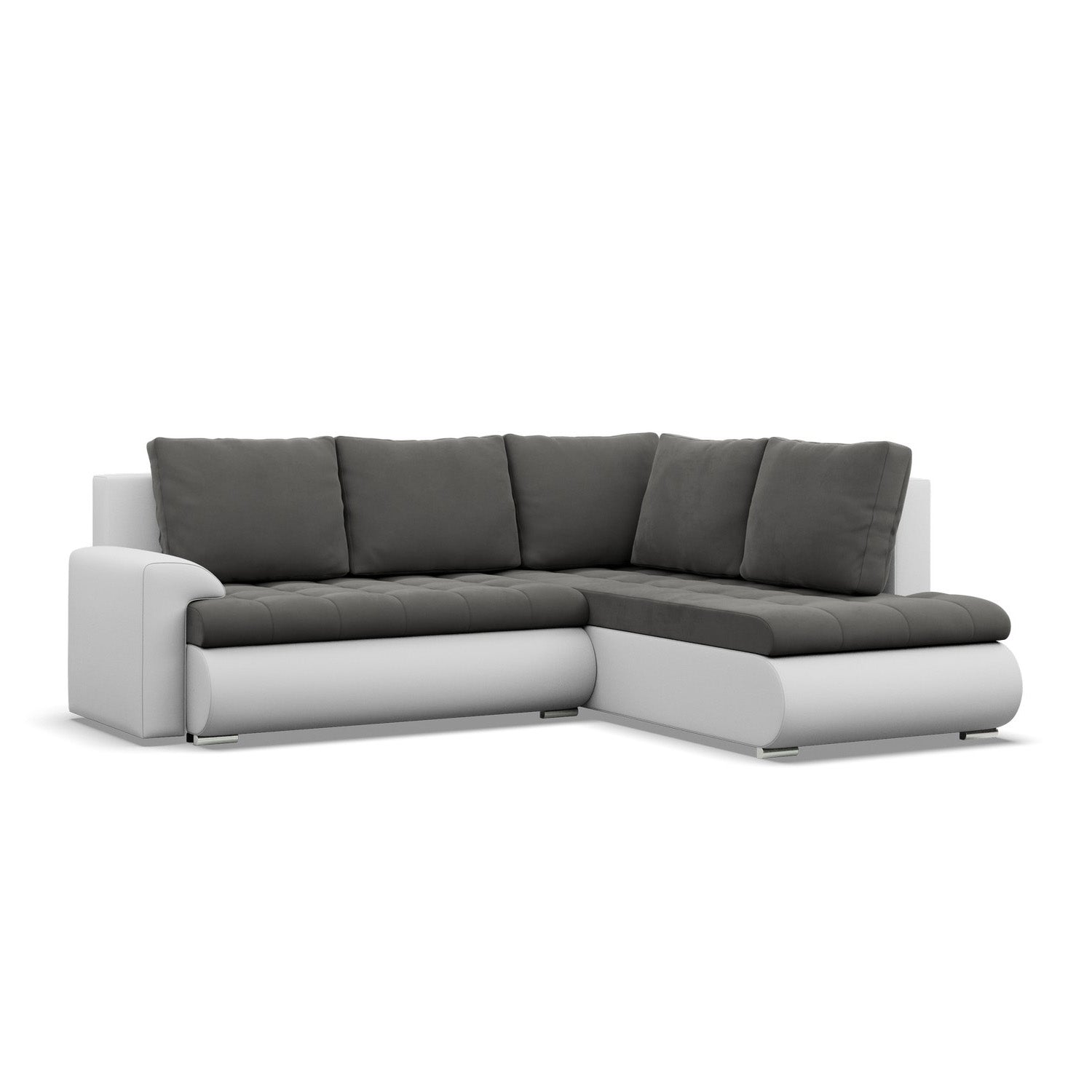 Narożnik FORESTA OP velvet+ekoskóra