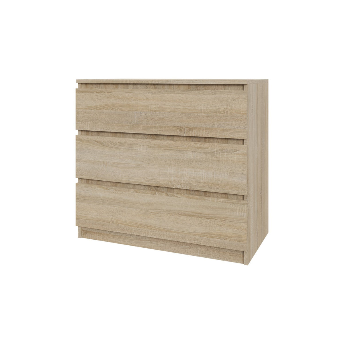 Komoda MODO 80 cm 3 szuflady Dąb sonoma