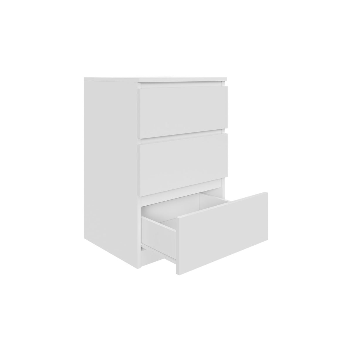 Komoda MODO 50 cm 3 szuflady Biały mat