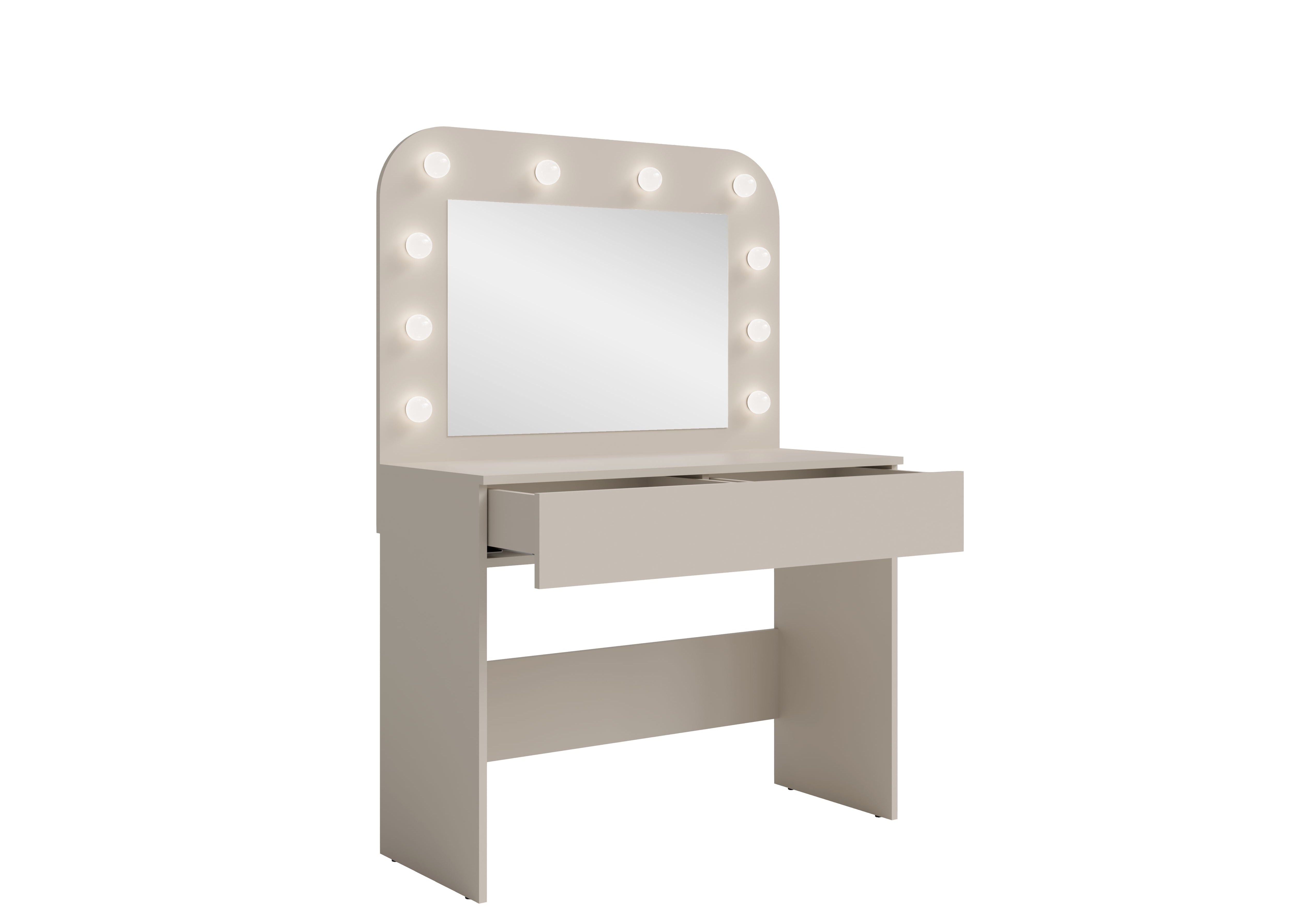 Toaletka z lustrem CASMIA 100 cm Kaszmir