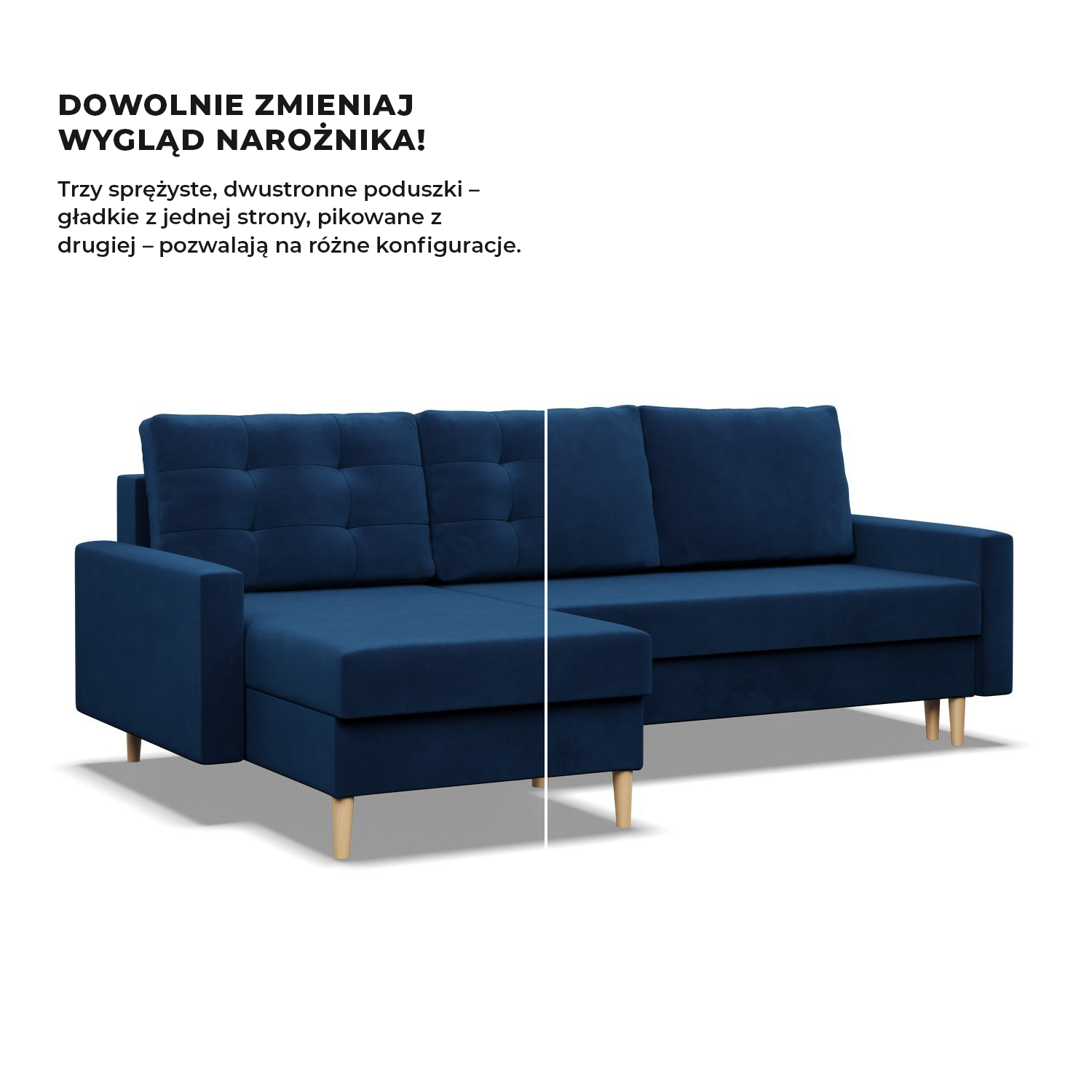 Narożnik BLANK velvet