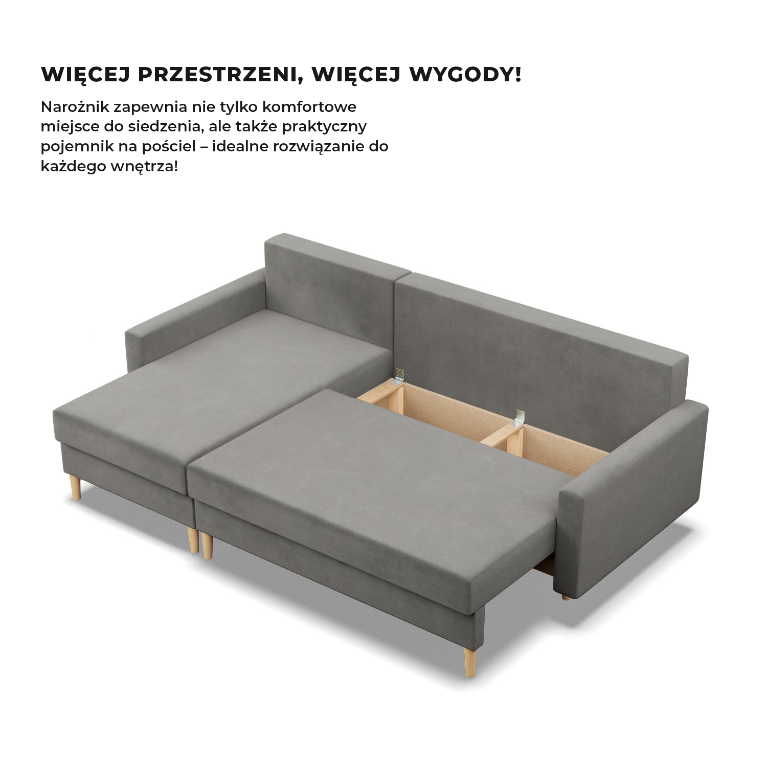 Narożnik BLANK velvet