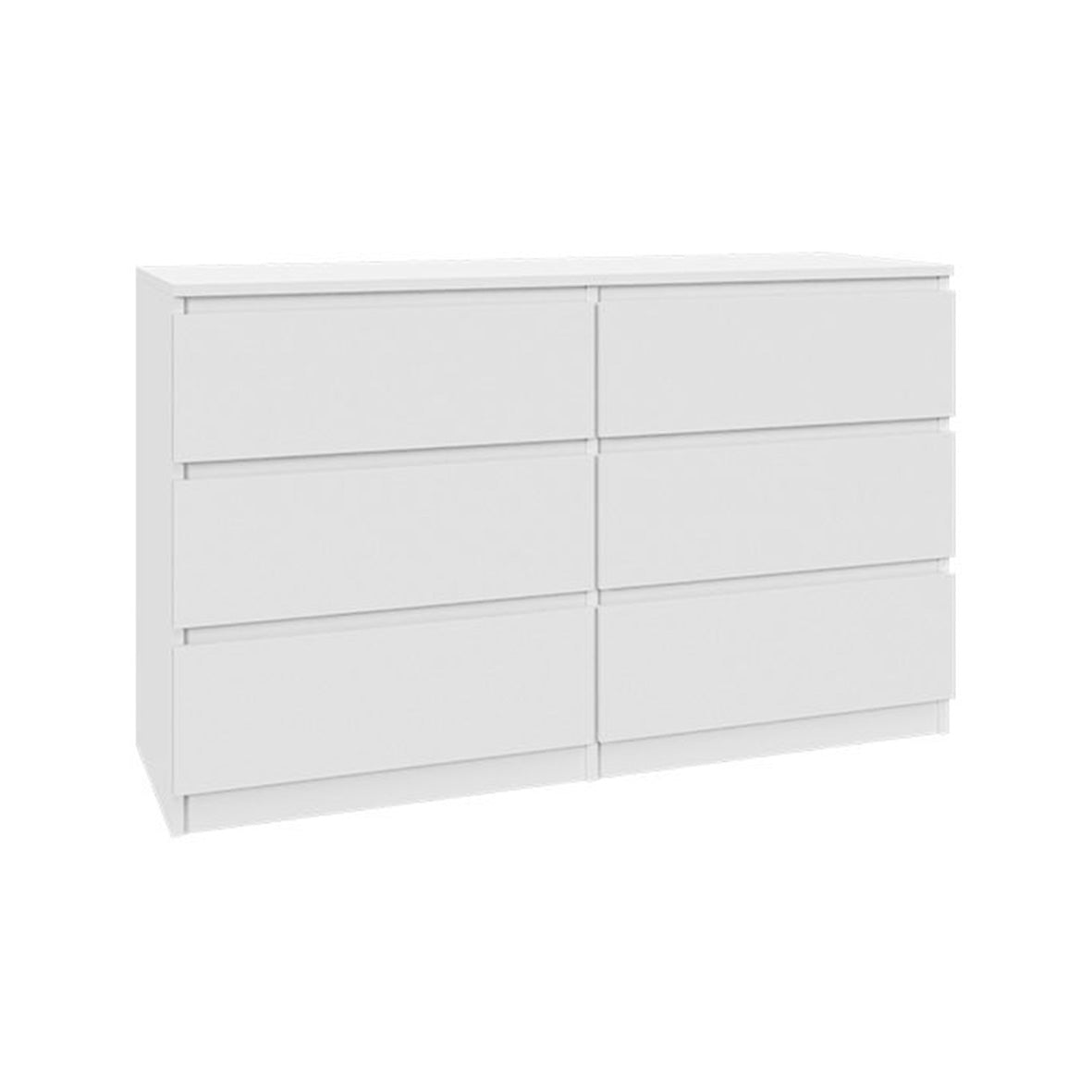 Komoda MODO 100 cm 6 szuflad Biały mat