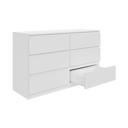 Komoda MODO 100 cm 6 szuflad Biały mat