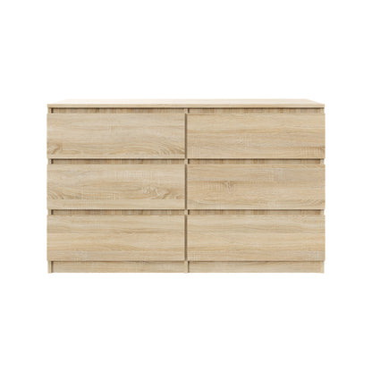 Komoda MODO 100 cm 6 szuflad Dąb sonoma