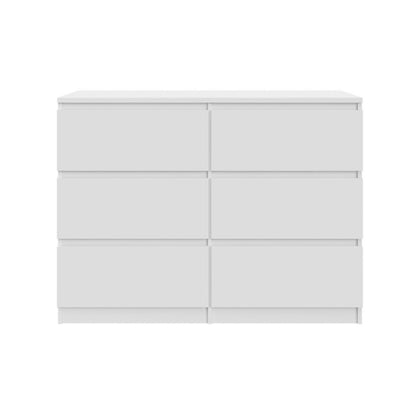 Komoda MODO 120 cm 6 szuflad Biały mat