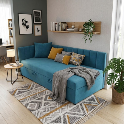 Łóżko LINOR 90x200 L velvet