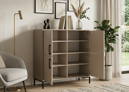 Komoda wysoka NORANO 100 cm Kaszmir