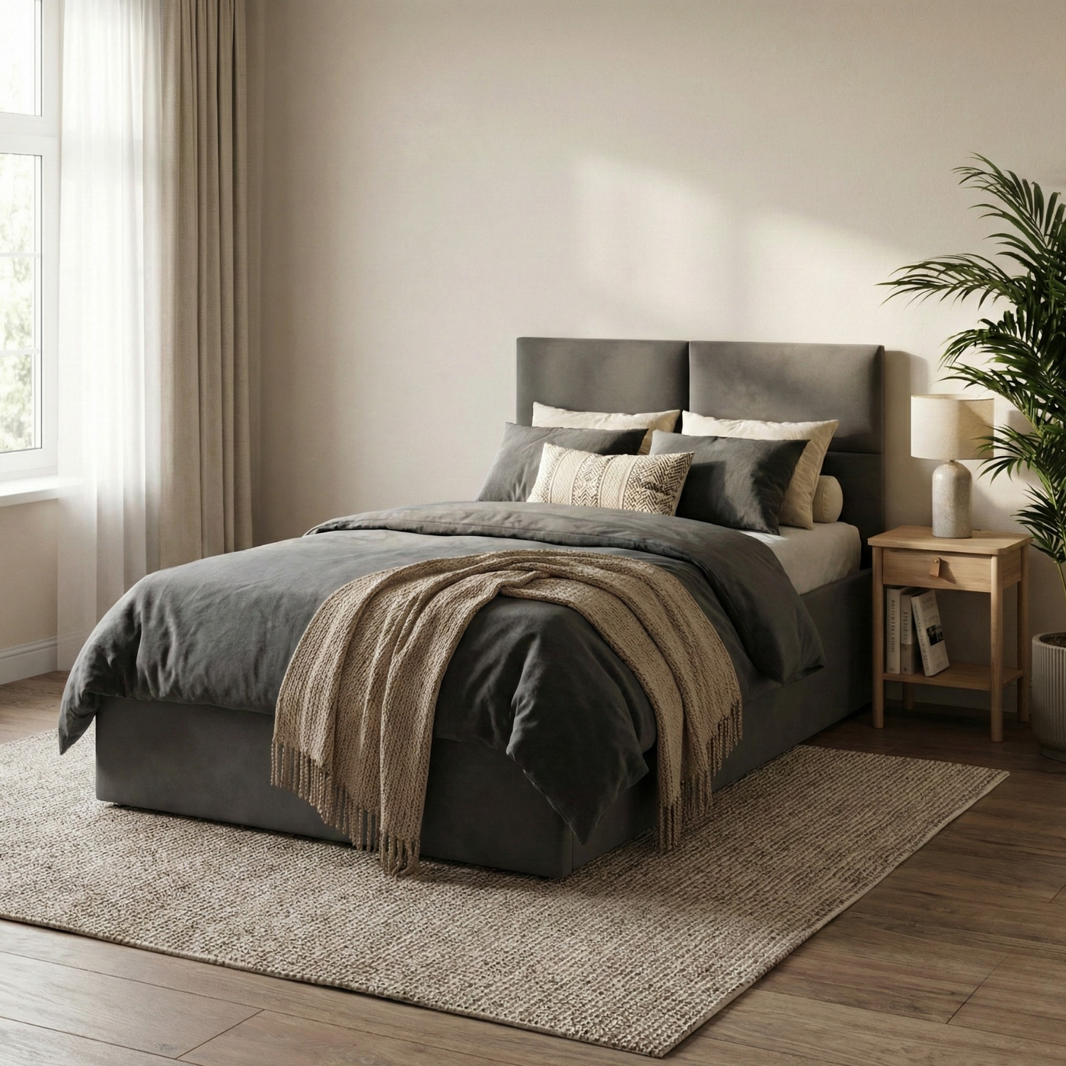 Łóżko BORGO 90x200 velvet