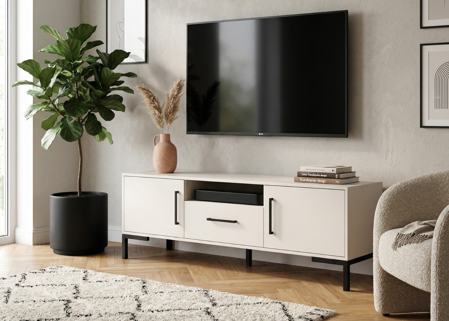 Szafka RTV NORANO 150 cm Kaszmir