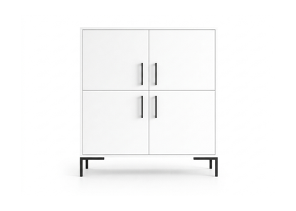 Komoda wysoka NORANO 100 cm Biały mat