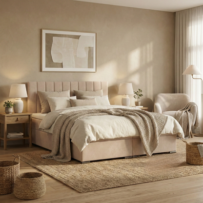 Łóżko AGEN 140x200 velvet