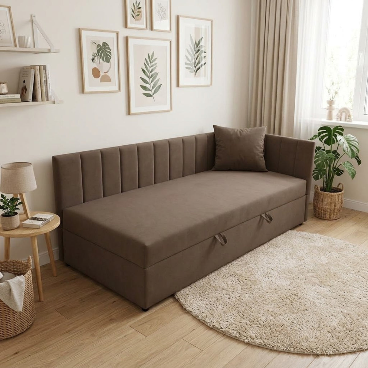 Łóżko LINOR 80x200 P velvet