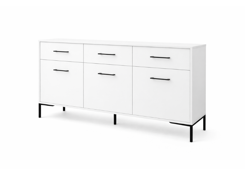 Komoda NORANO 150 cm Biały mat – sofini