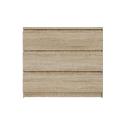 Komoda MODO 90 cm 3 szuflady Dąb sonoma