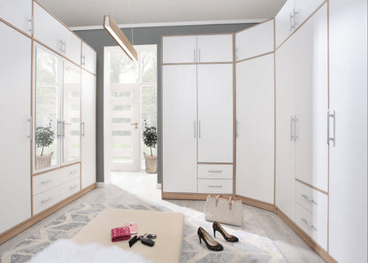 Komoda VENTO 90 cm Dąb sonoma + biały