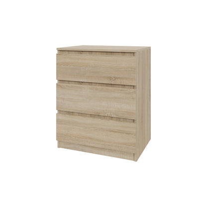Komoda MODO 60 cm 3 szuflady Dąb sonoma