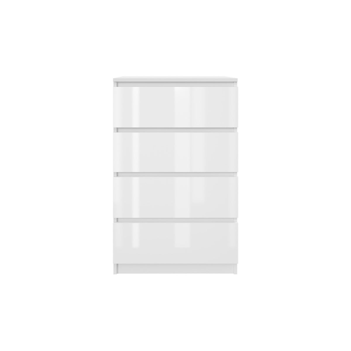 Komoda MODO 60 cm 4 szuflady Biały połysk