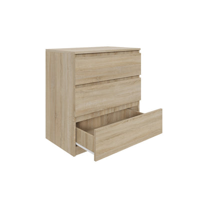 Komoda MODO 70 cm 3 szuflady Dąb sonoma