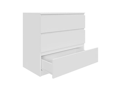 Komoda MODO 80 cm 3 szuflady Biały mat