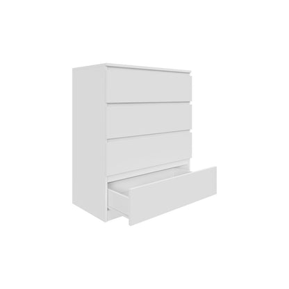 Komoda MODO 80 cm 4 szuflady Biały mat