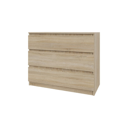 Komoda MODO 90 cm 3 szuflady Dąb sonoma