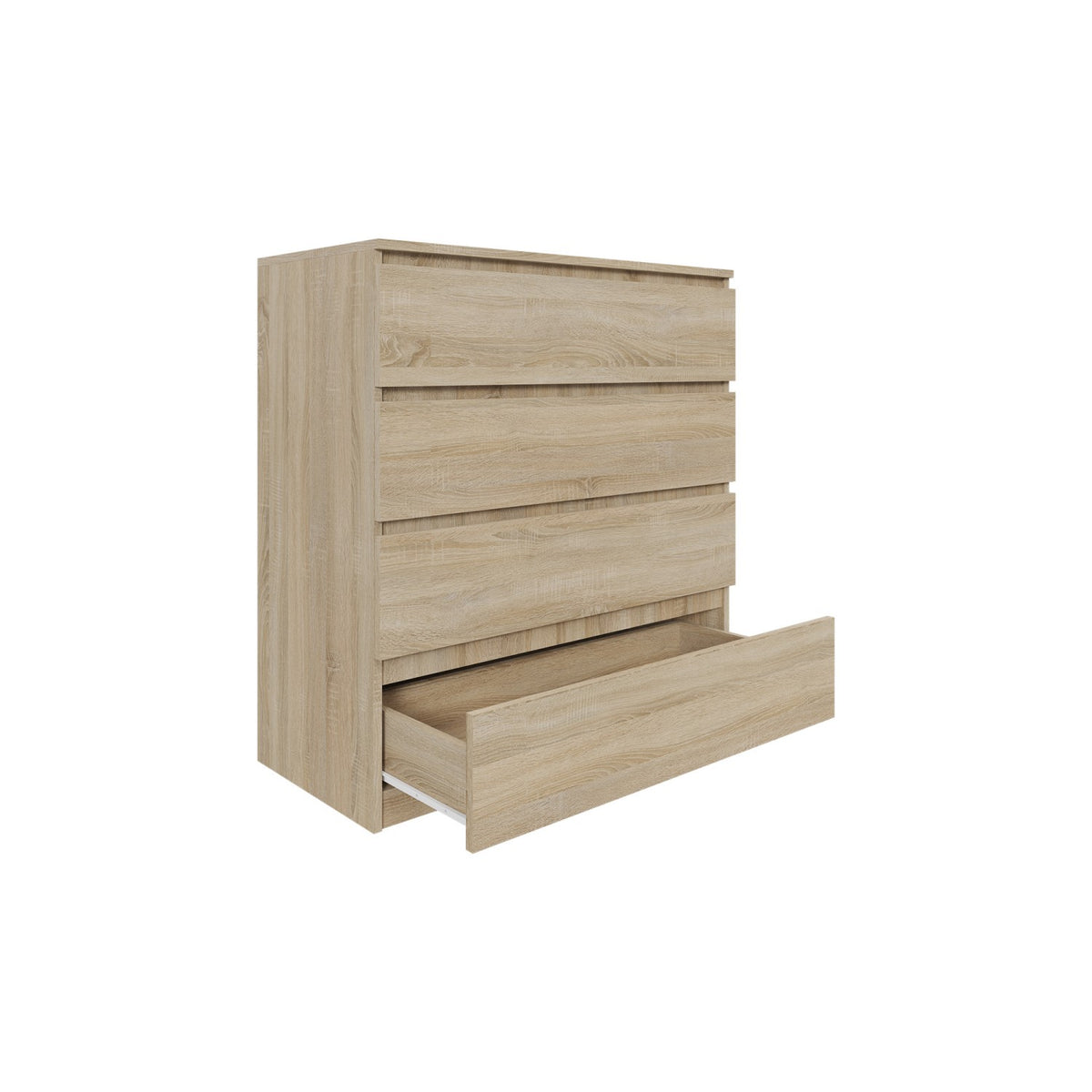 Komoda MODO 90 cm 4 szuflady Dąb sonoma