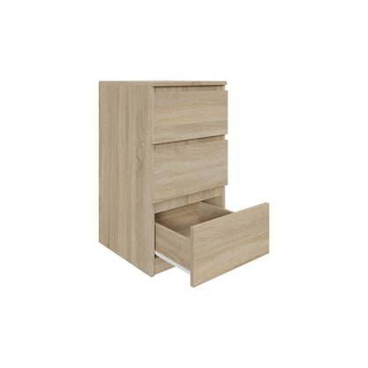 Komoda MODO 40 cm 3 szuflady Dąb sonoma