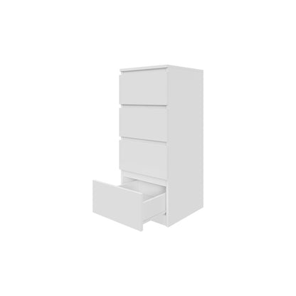 Komoda MODO 40 cm 4 szuflady Biały mat