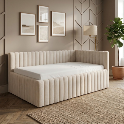 Łóżko NAPI 120x200 Beżowy