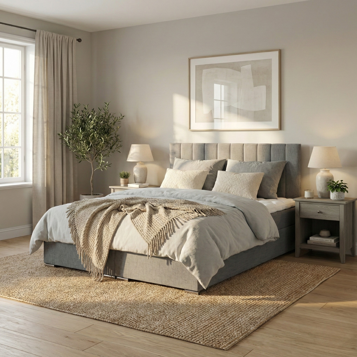 Łóżko AGEN 180x200 plecionka