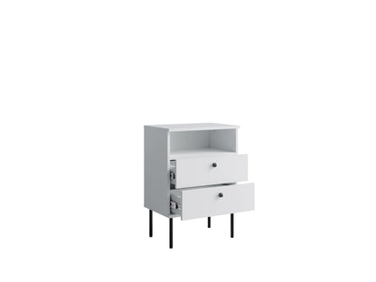 Stolik nocny SENALI 50 cm Biały