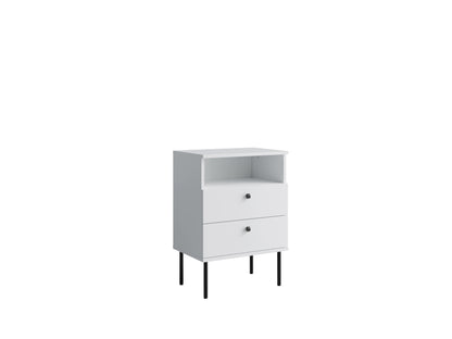 Stolik nocny SENALI 50 cm Biały