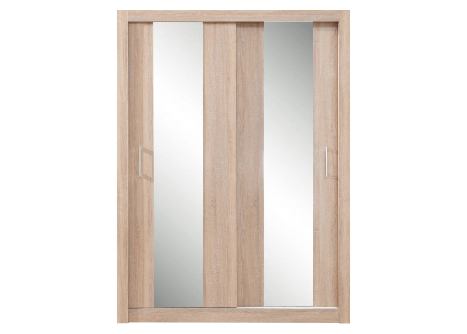 Szafa przesuwna z lustrami MAGNELL 160 cm Dąb sonoma