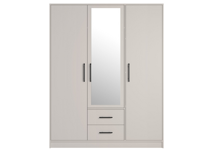 Szafa trzydrzwiowa VENTO z lustrem 150cm Kaszmir