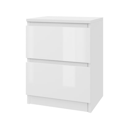 Stolik nocny MODO 40 cm Biały połysk