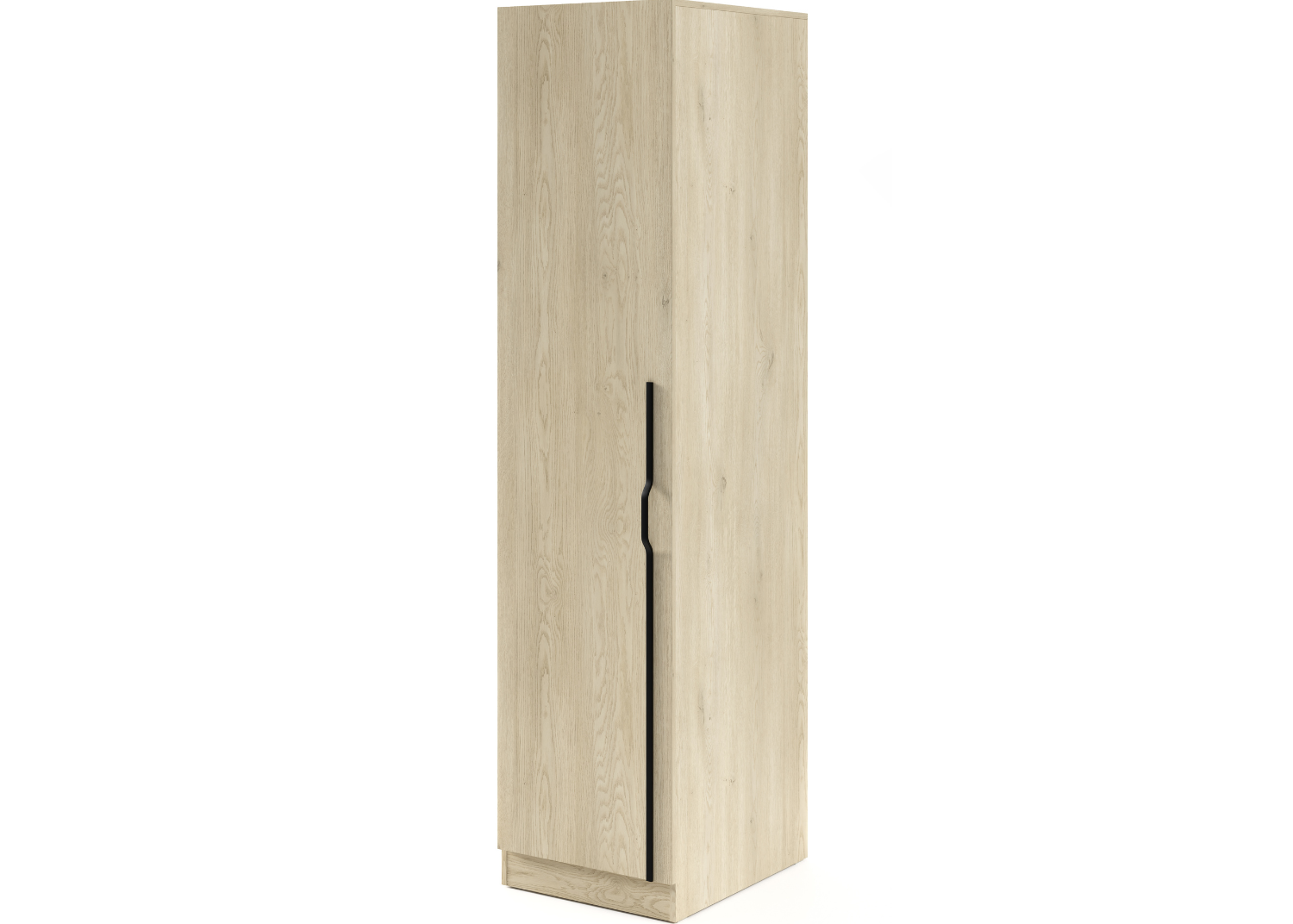 Szafa jednodrzwiowa ZIP 50 cm metalowy uchwyt Dąb cremona